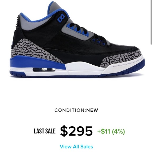 Jordan retro 3 “sport blue” - Picture 7 of 7
